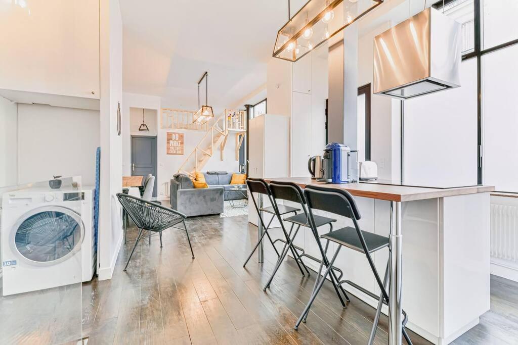 פריז Renovated Design Apartment In Montparnasse מראה חיצוני תמונה